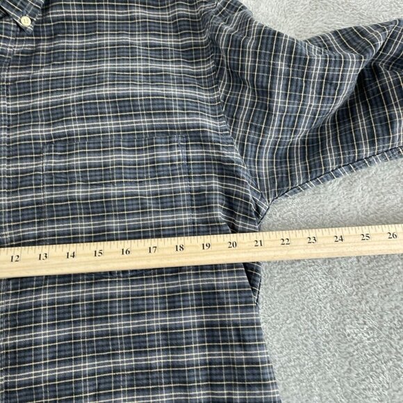 NWT Northwest Territory Mens Medium Button-Down Shirt Blue & Tan 2395 - Picture 5 of 7